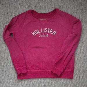 Hollister Fuchsia Red Sweatshirt